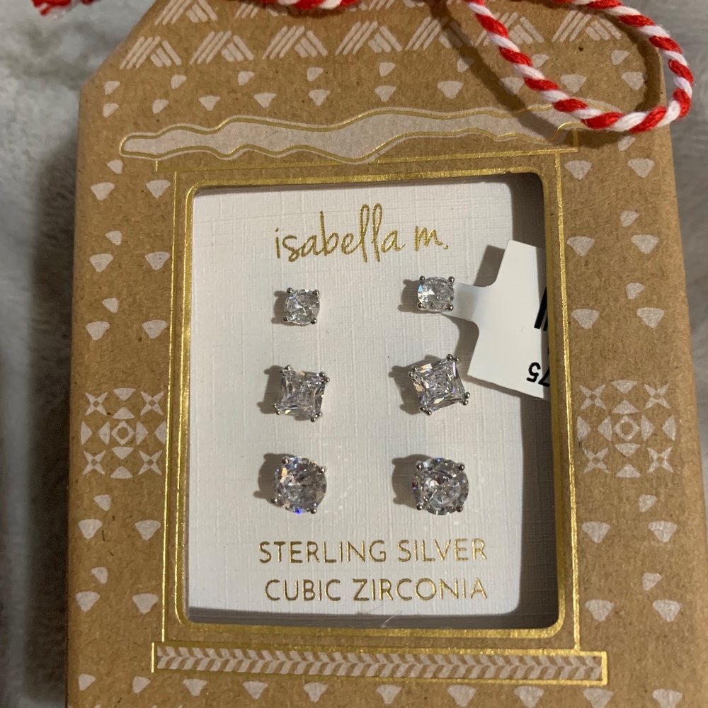 New 3-piece earring set